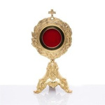 Relikwiarz mosiężny