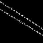 Srebrny łańcuszek - figaro (3 mm)