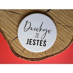 Podstawka korkowa okrągła - Dziękuję, że jesteś