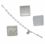 Bransoletka - AGAT BIAŁY