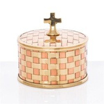 Pojemnik mosiężny na hostie