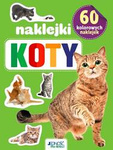 Koty. 60 kolorowych naklejek