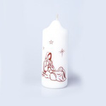 Świeca Bożonarodzeniowa Maryja z Dzieciątkiem 14,5 cm