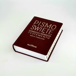 Biblia Tysiąclecia - opr. skórzana złote tłoczenia