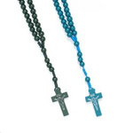 Różaniec drewniany na sznurku