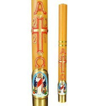 Paschał z aplikacją Ikona Zmartwychwstania - Chrystus w czerwonej szacie 5 kg