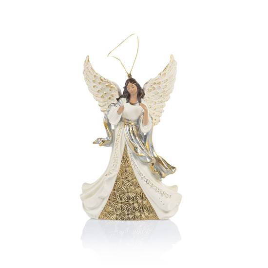 Anioł zawieszka - decorato - 12,5 cm