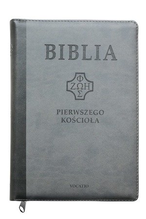 Biblia pierwszego Kościoła z paginatorami i suwakiem - szara