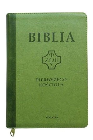 Biblia pierwszego Kościoła z paginatorami jasno-zielona