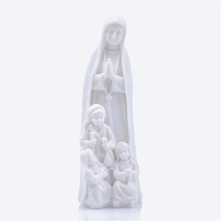 Figurka - Matka Boża Fatimska z dziećmi - 15,5 cm