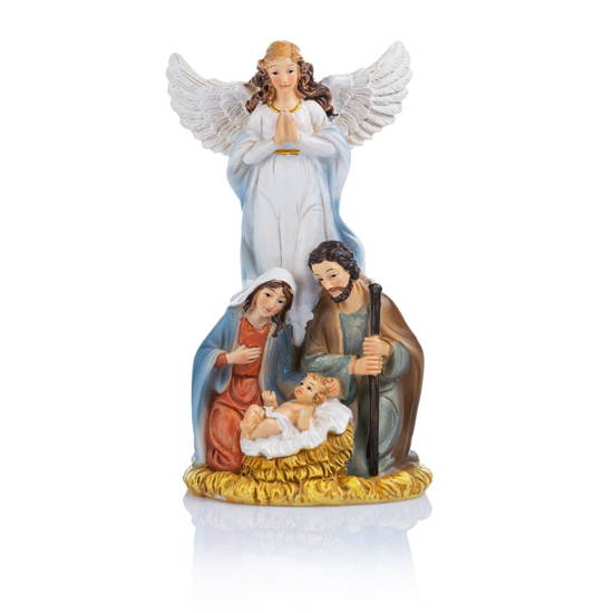 Figurka - Święta Rodzina - anioł - 15 cm - Classic 