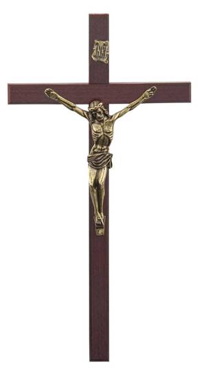 Krzyż wiszący drewniany 