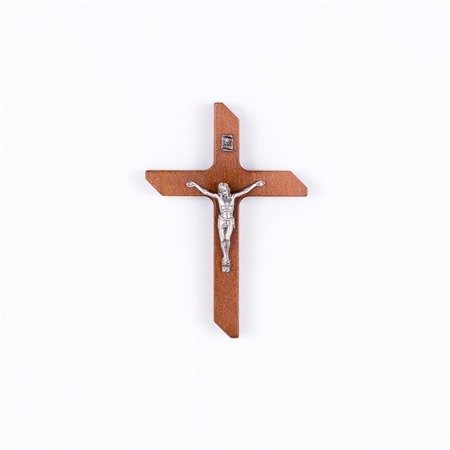 Krzyż z drewna bukowego nowoczesny - ciemny brąz