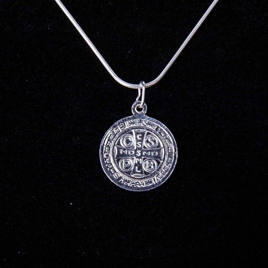 Medalik św.Benedykt - srebrny 