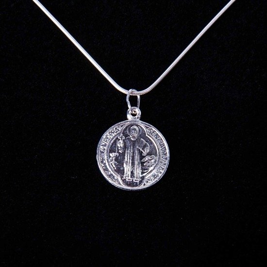 Medalik św.Benedykt - srebrny 