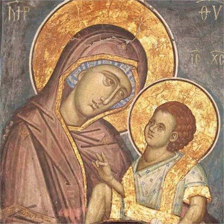 Naklejka Matka Boża Theotokos