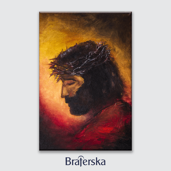Obraz drukowany - Jezus w koronie cierniowej