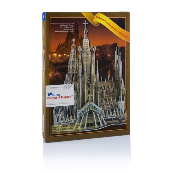 Puzzle 3D - Kościół Sagrada Familia w Barcelonie