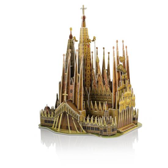 Puzzle 3D - Kościół Sagrada Familia w Barcelonie