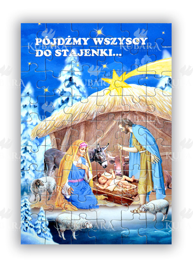 Puzzle Boże Narodzenie - Pójdźmy Wszyscy do Stajenki